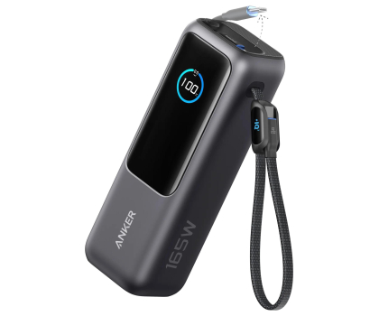 Powerbank Anker Power Bank 25000mAh 165W USB-C Retractable Cable
